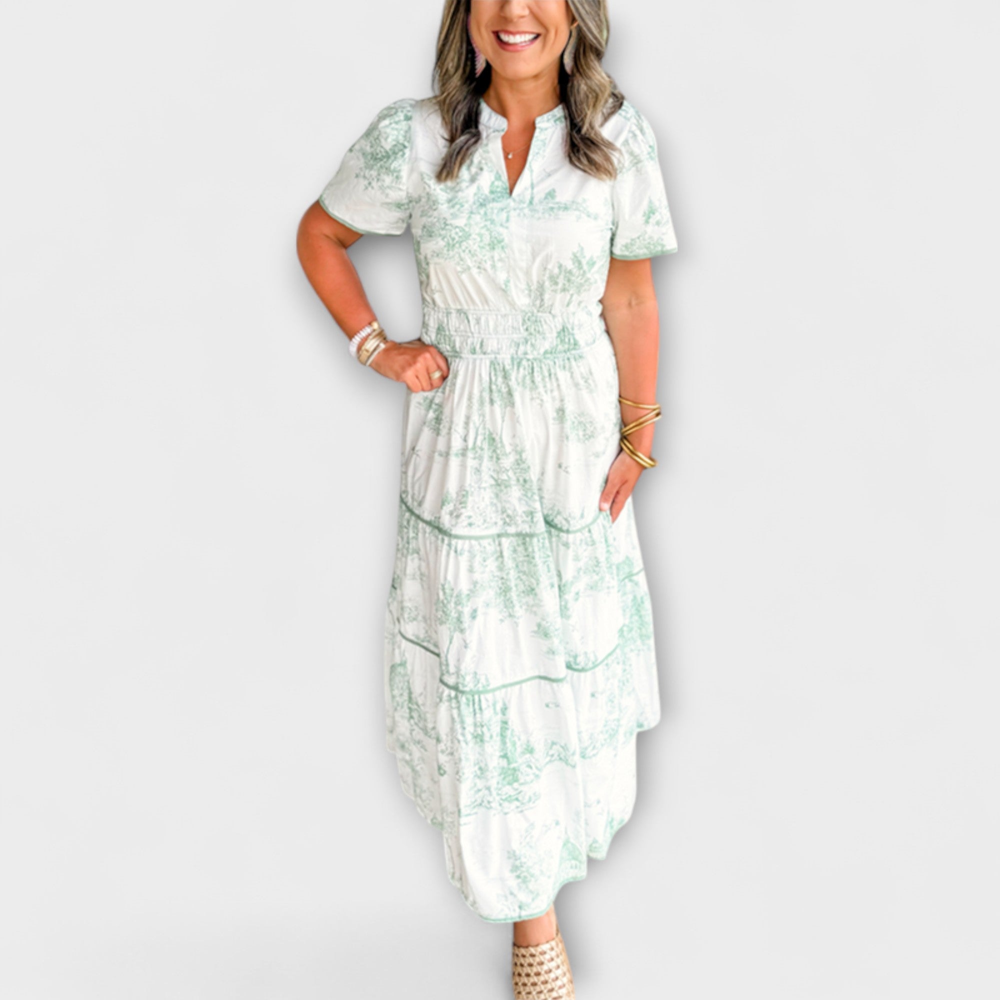 Eliza - Tidless Toile Maxi Kjole