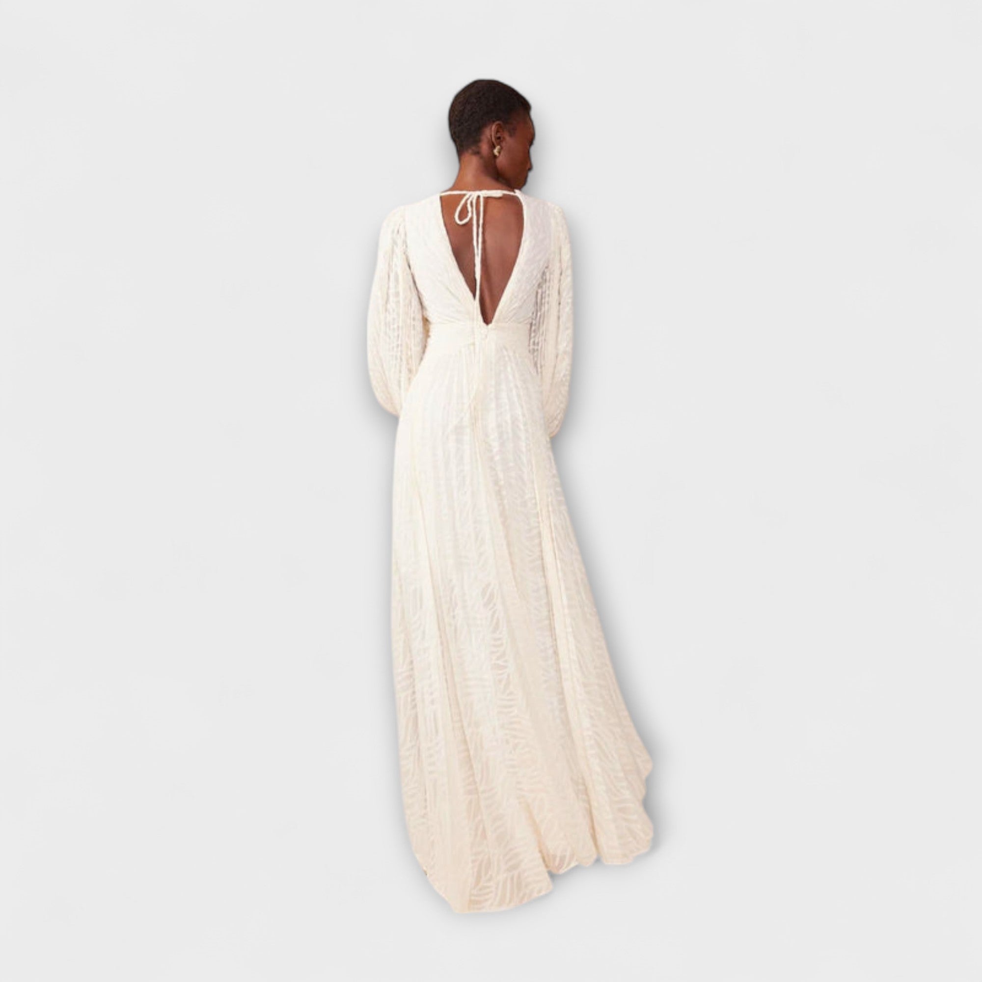 Elsa - Creme Maxi Kjole af Allegory