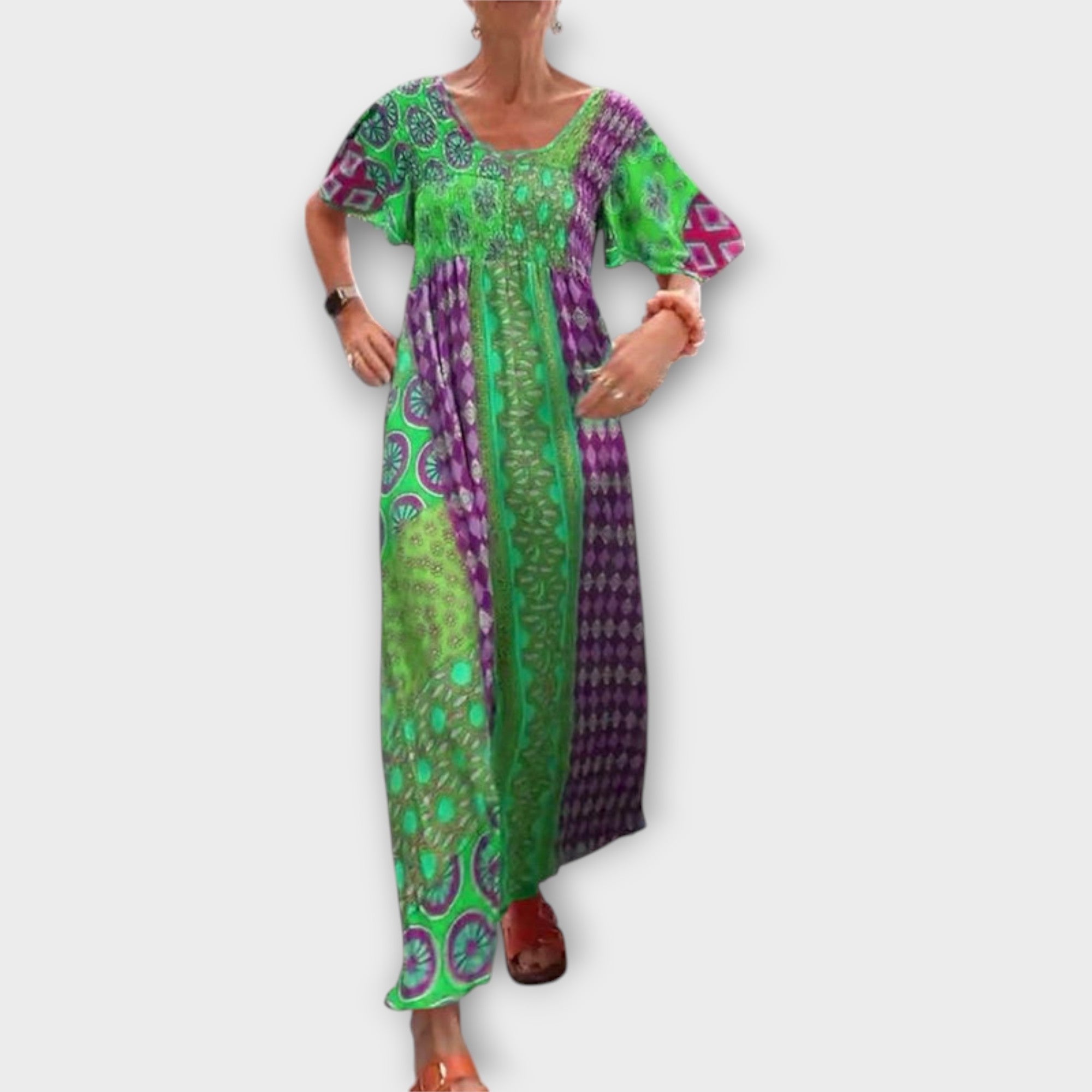 Melania - Livlig Boho Kjole