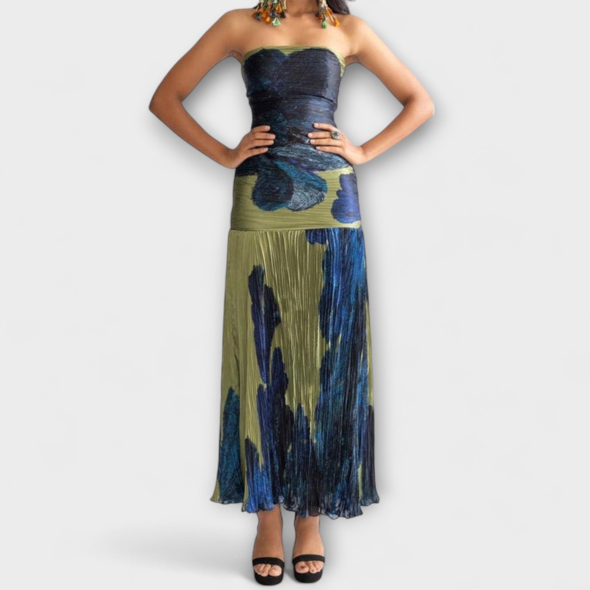 Noelle - Strapless Midi Kjole
