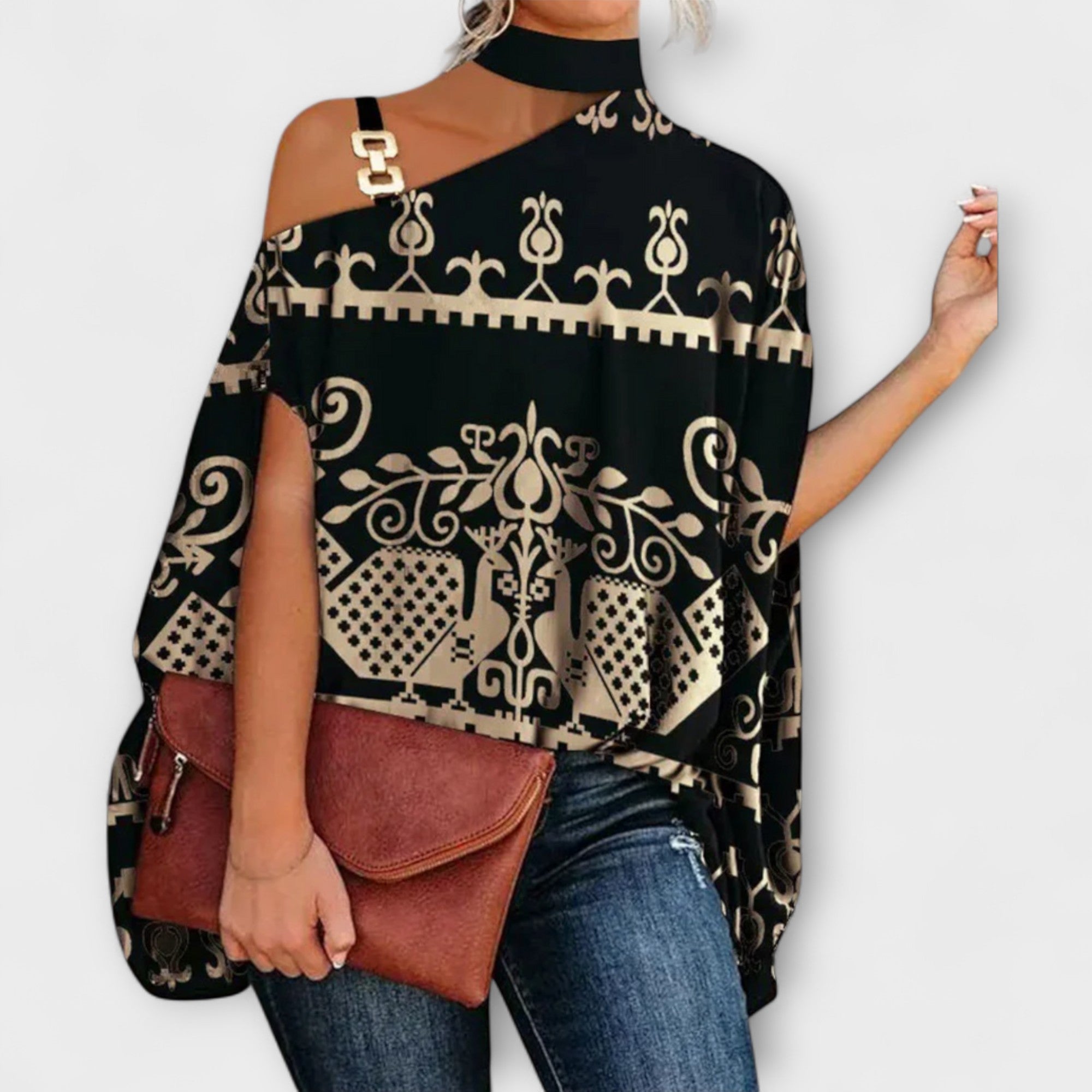 Off-Shoulder Bluse til Kvinder