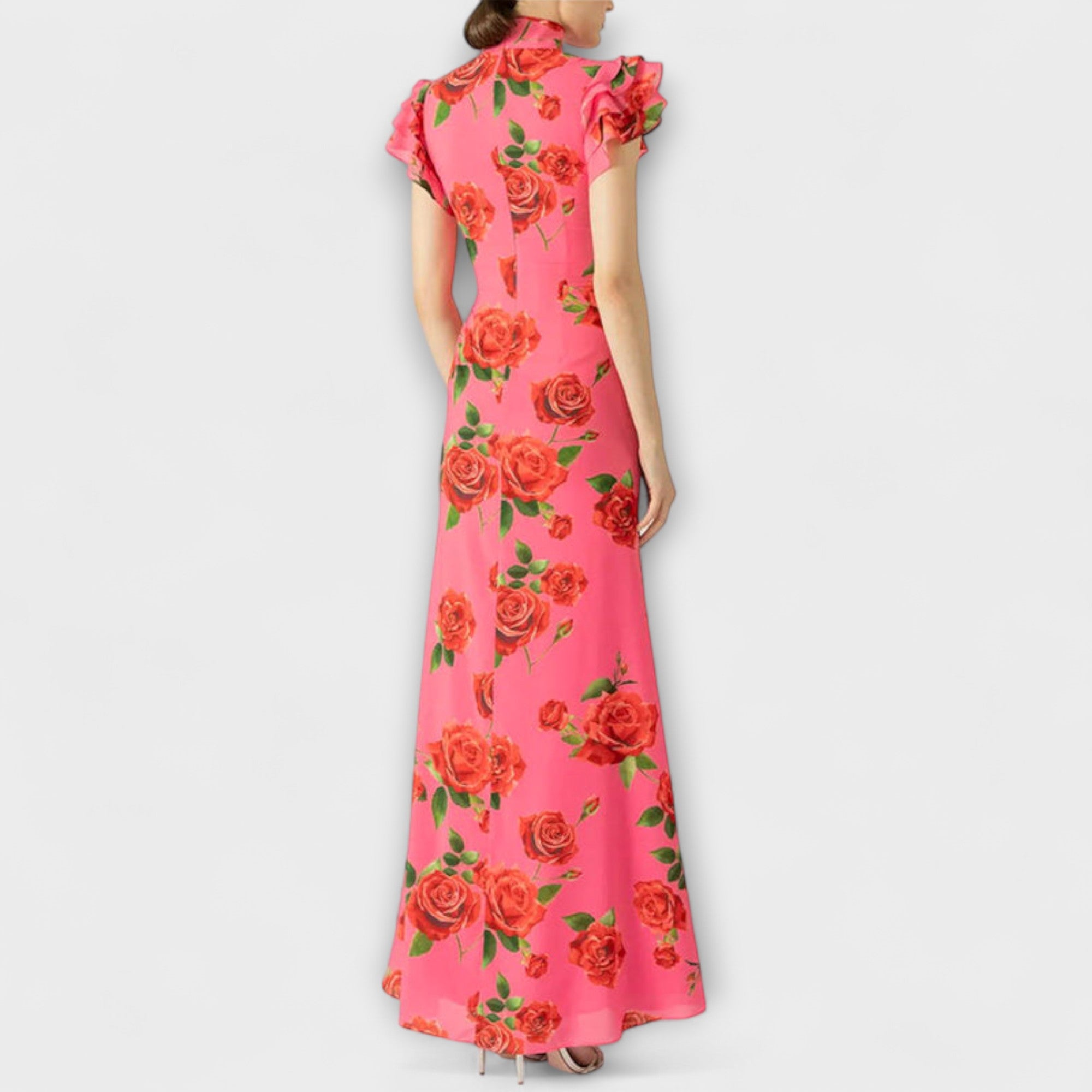 Luna - Maxi Kjole med Blomsterprint