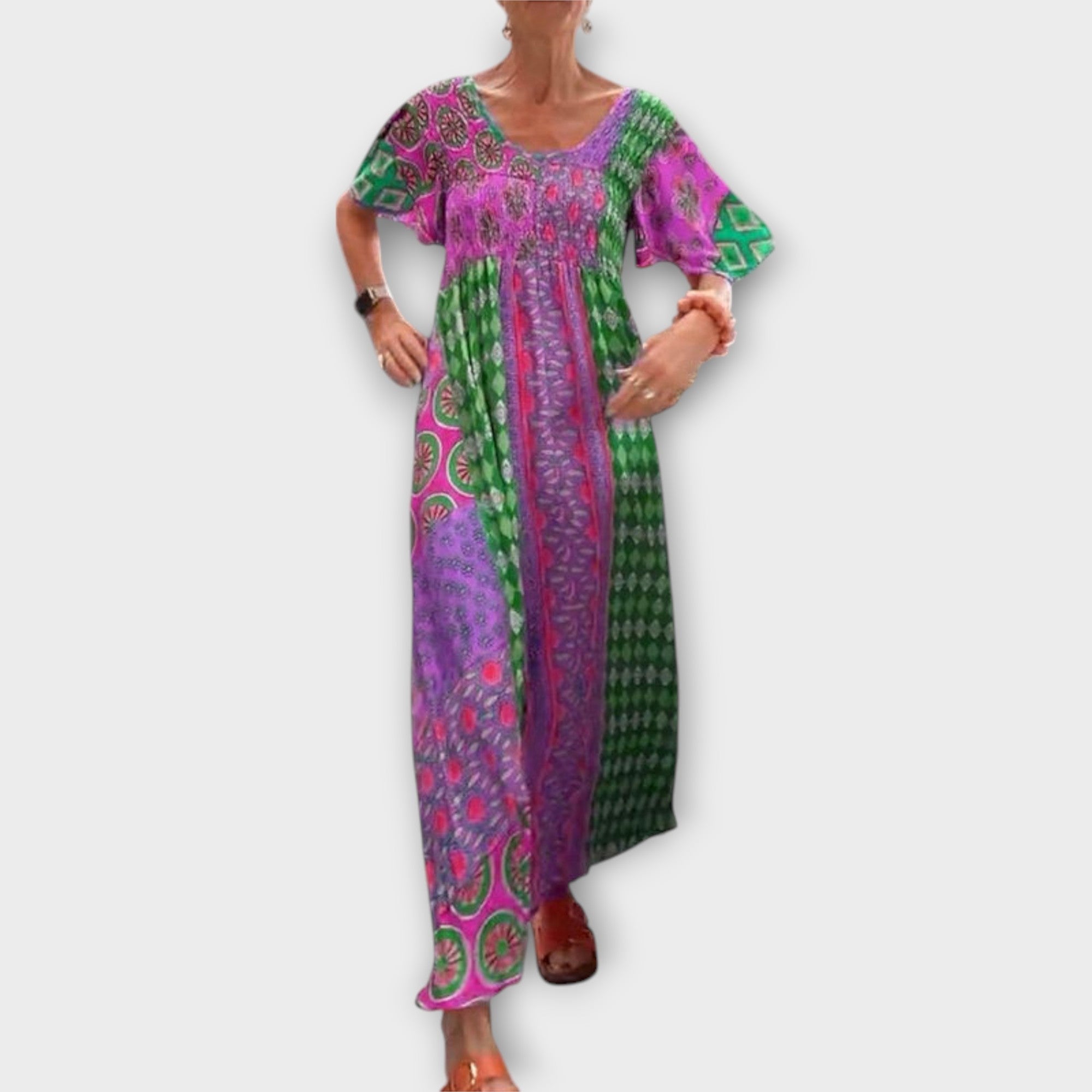 Melania - Livlig Boho Kjole