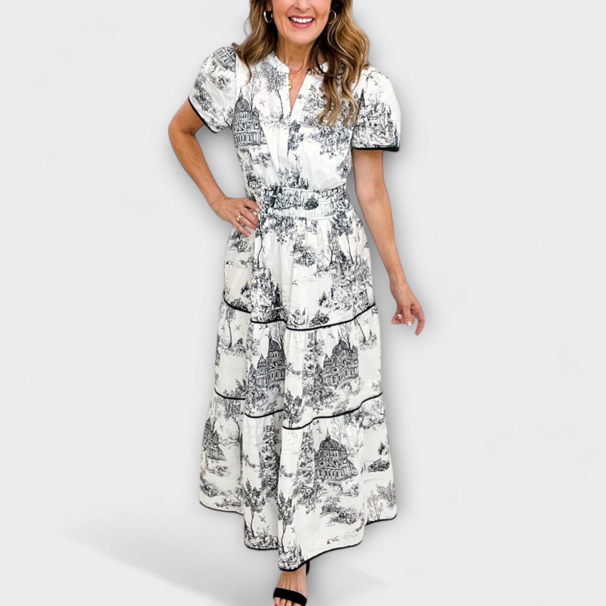 Eliza - Tidless Toile Maxi Kjole