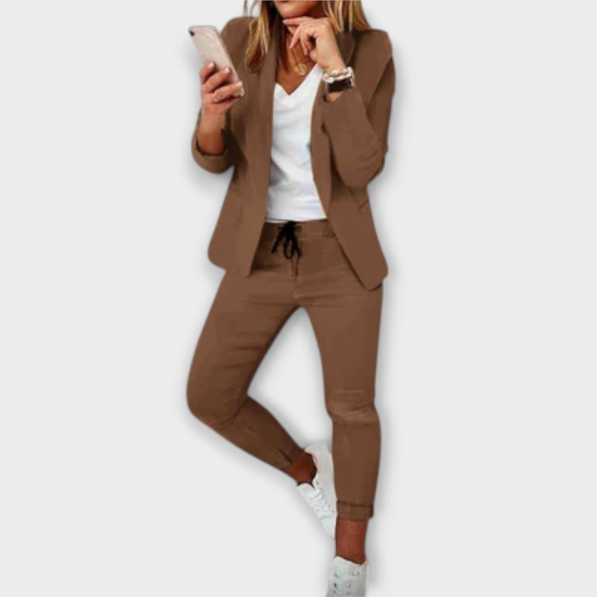 Sophia – Elegant og Komfortabel Blazer Sæt