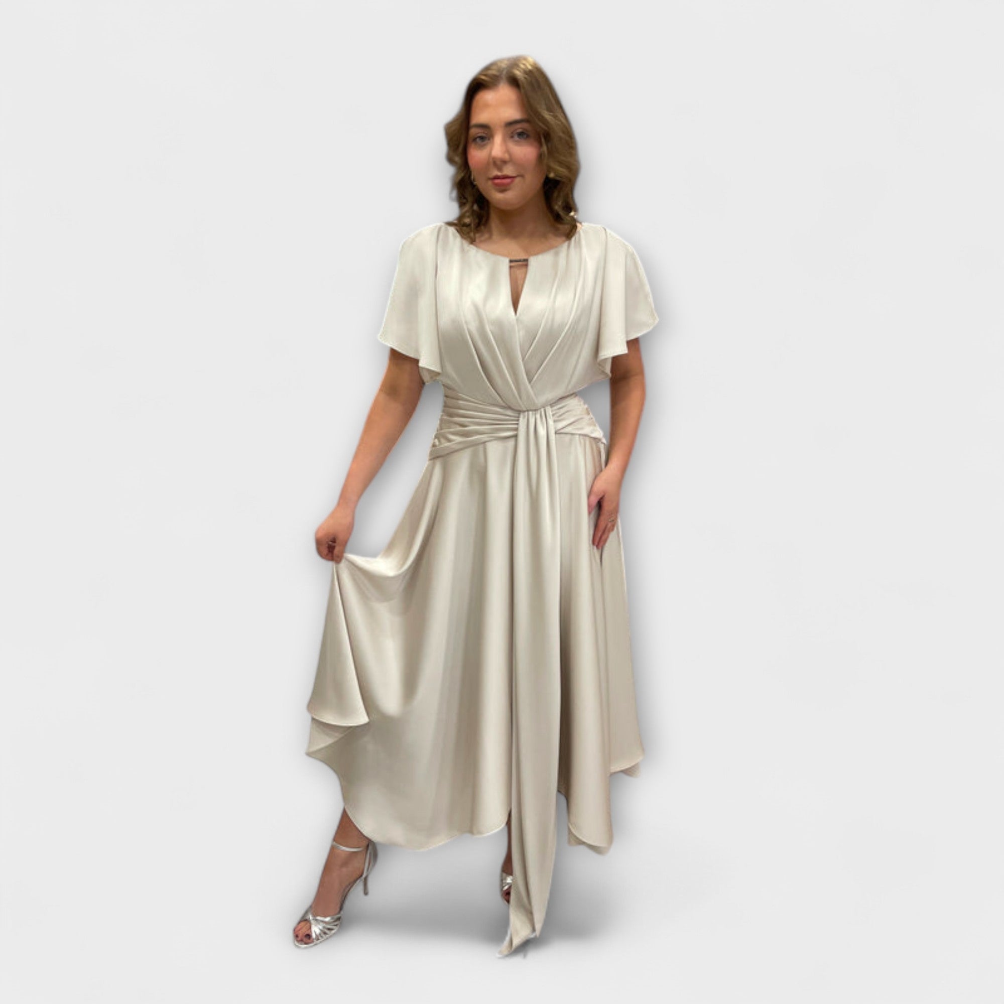 Anni – Maisonel Draperet Kjole