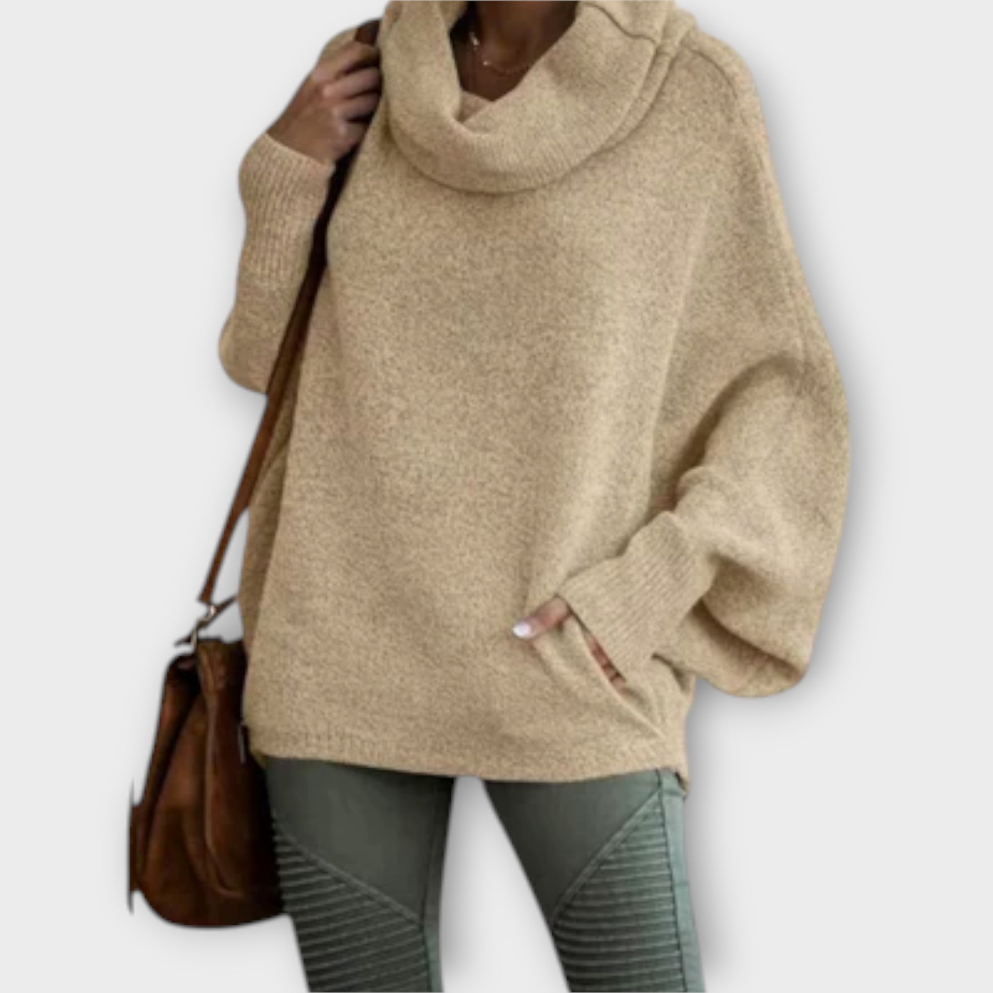 Ulrike - Elegant Kvindesweater i Skildpadde