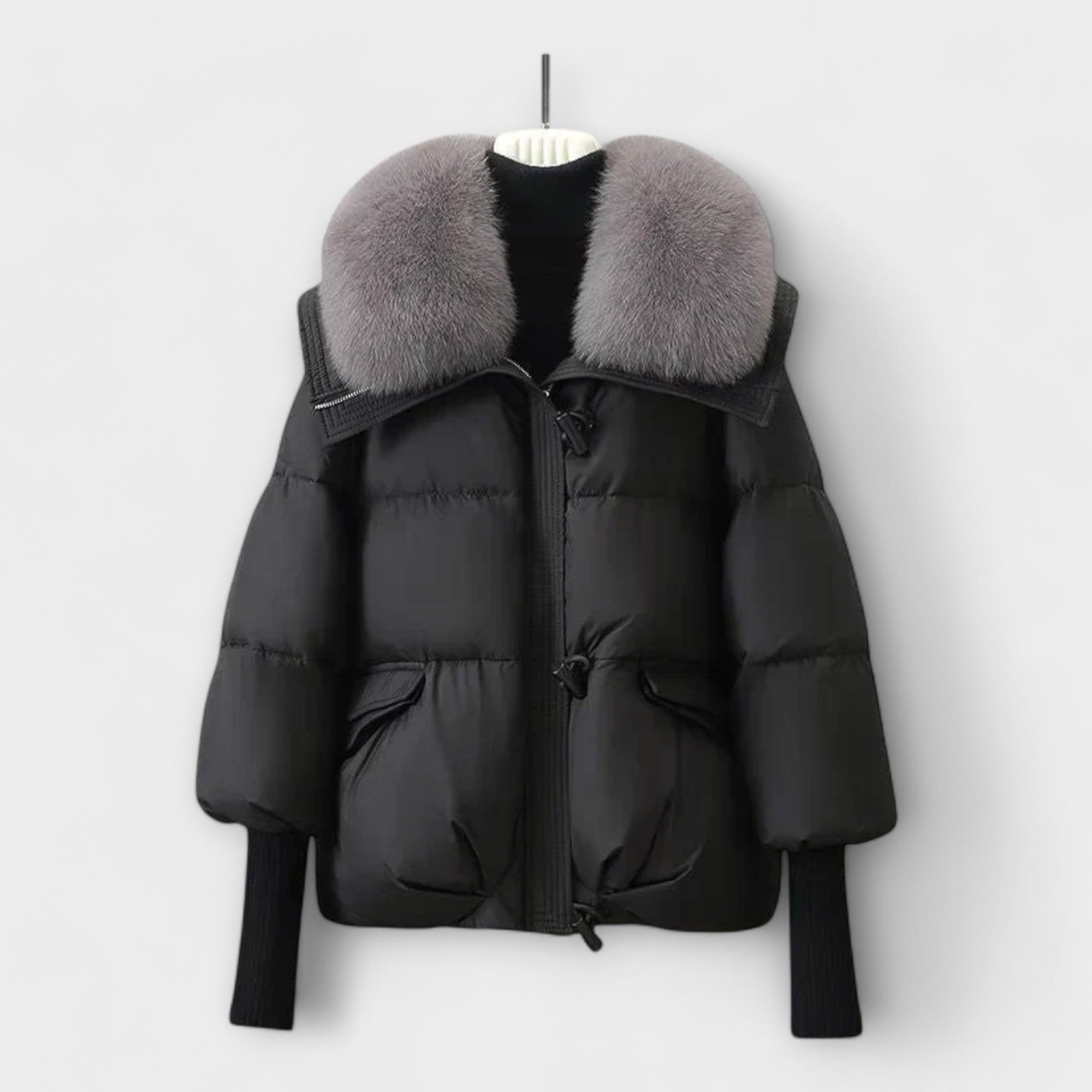 Lucyna - Elegant Jakke med Pels