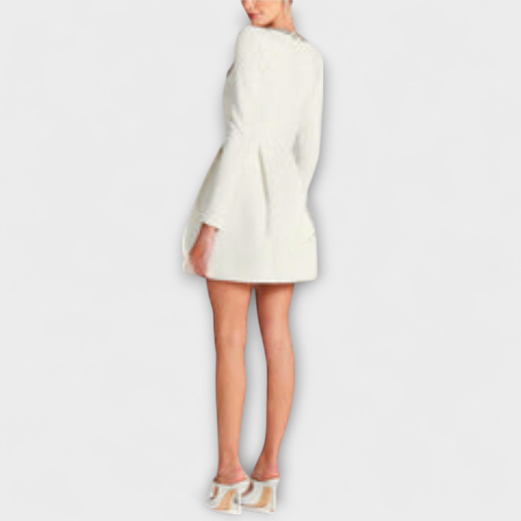 Wren - Velvet Mini Kjole med Juvel Dekoration