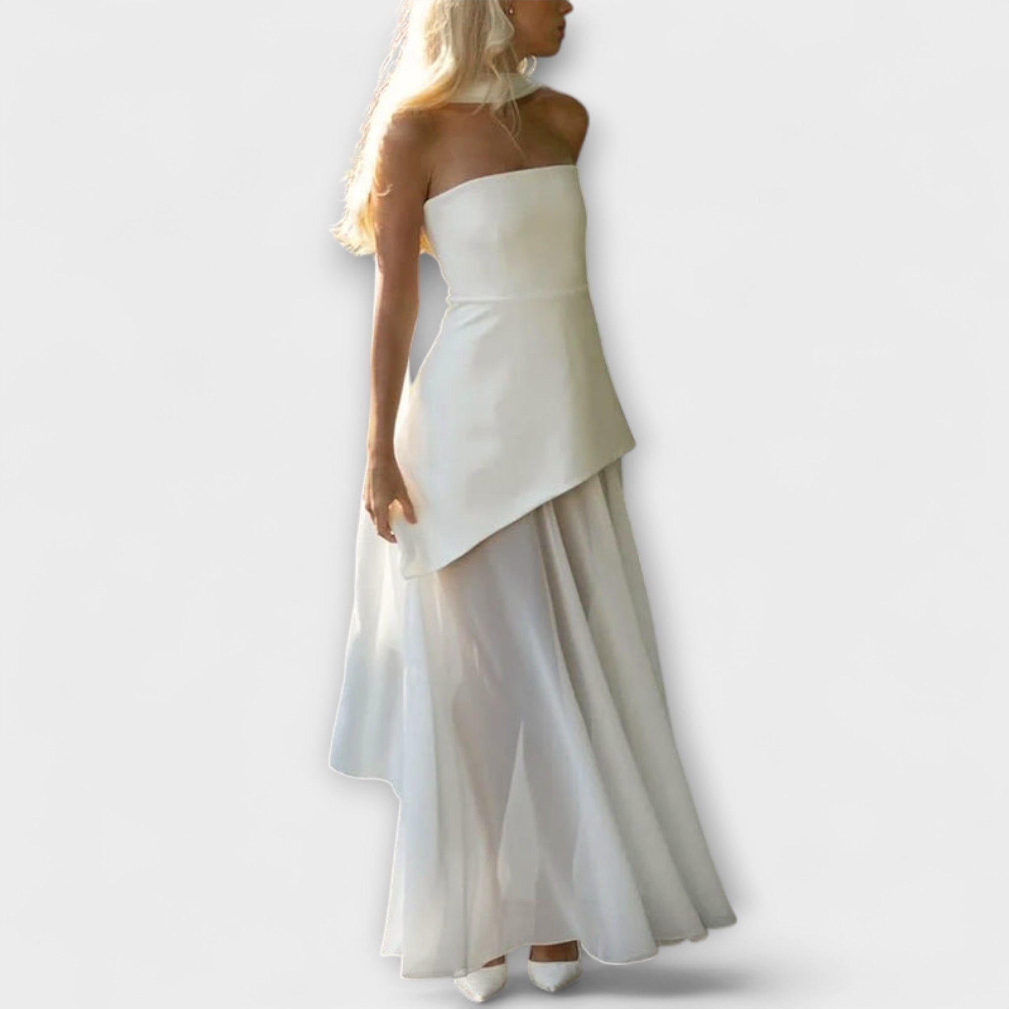 Goldie - Maxi Kjole lavet af Chiffon
