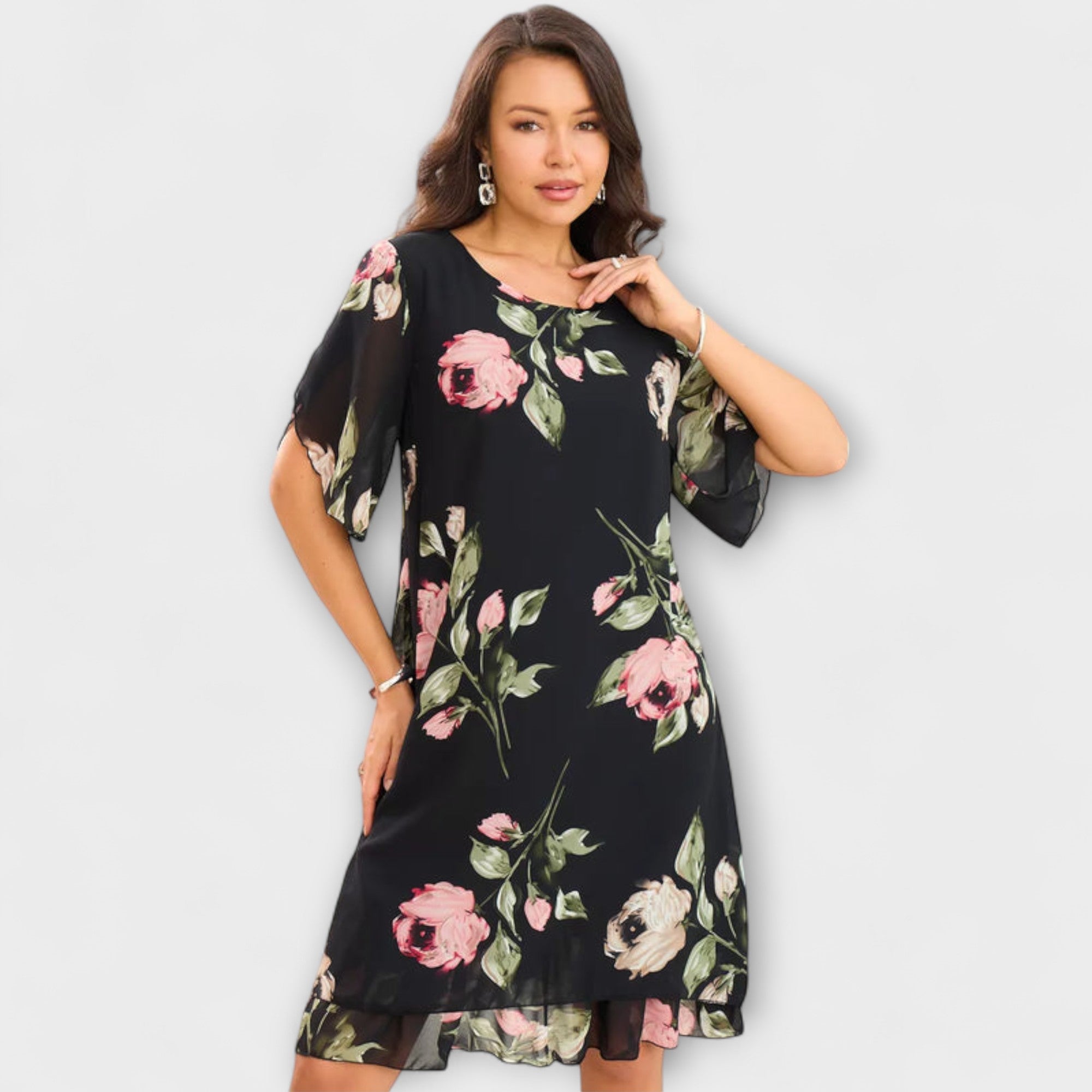 Melin - Elegant Chiffon Kjole