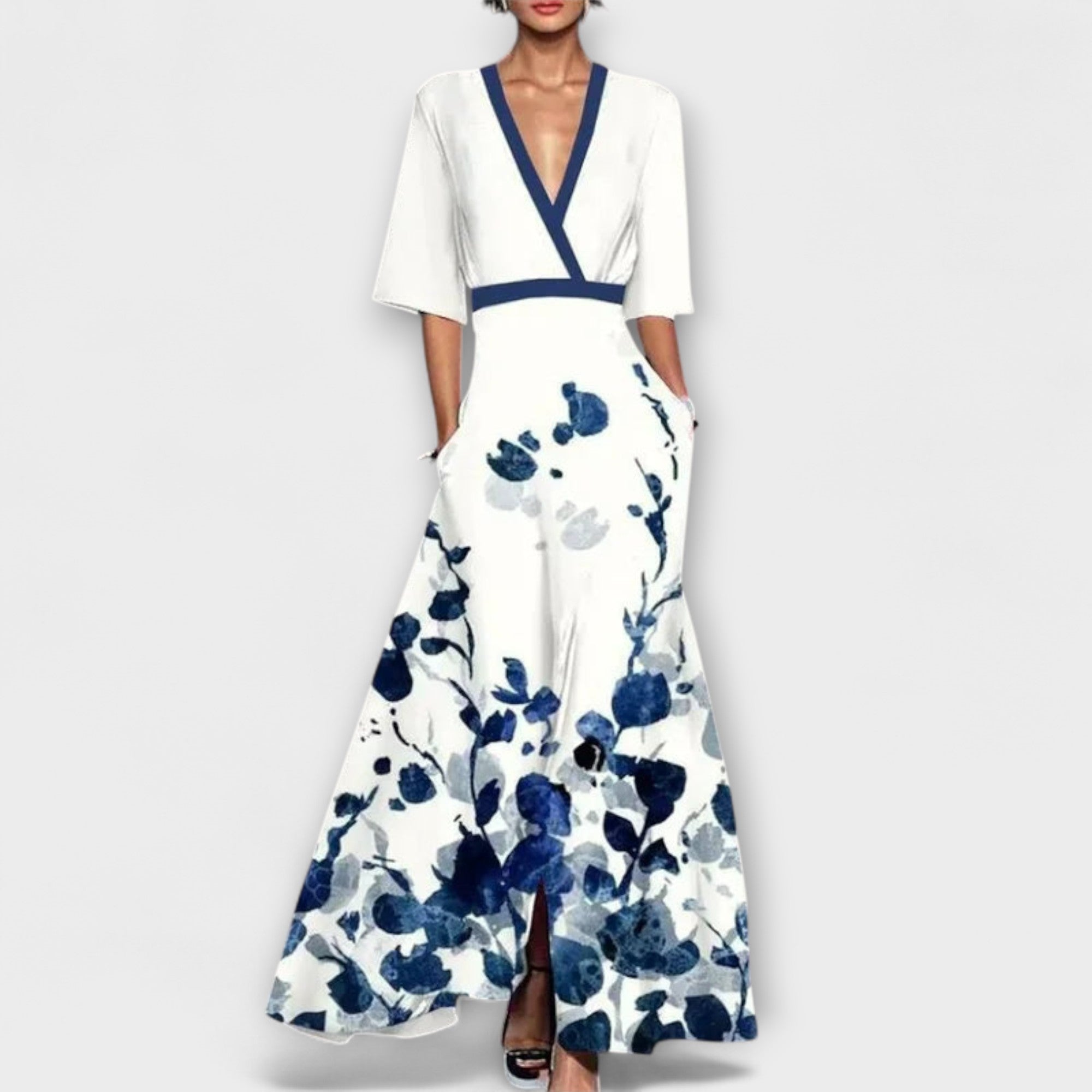 Alma - Elegant Ærmedesign Kvindekjole
