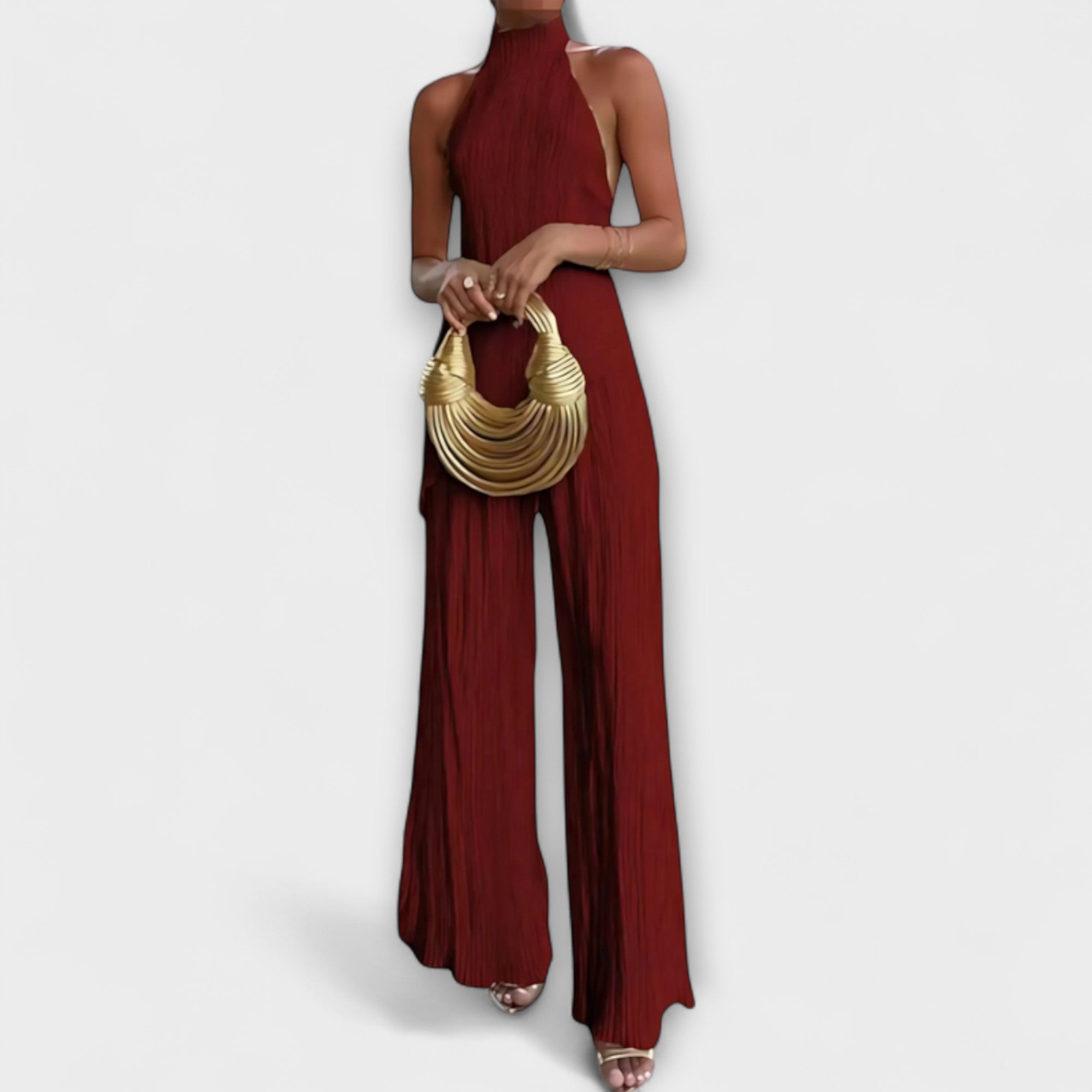 Pilarica - Elegant Plisseret Asymmetrisk Sæt