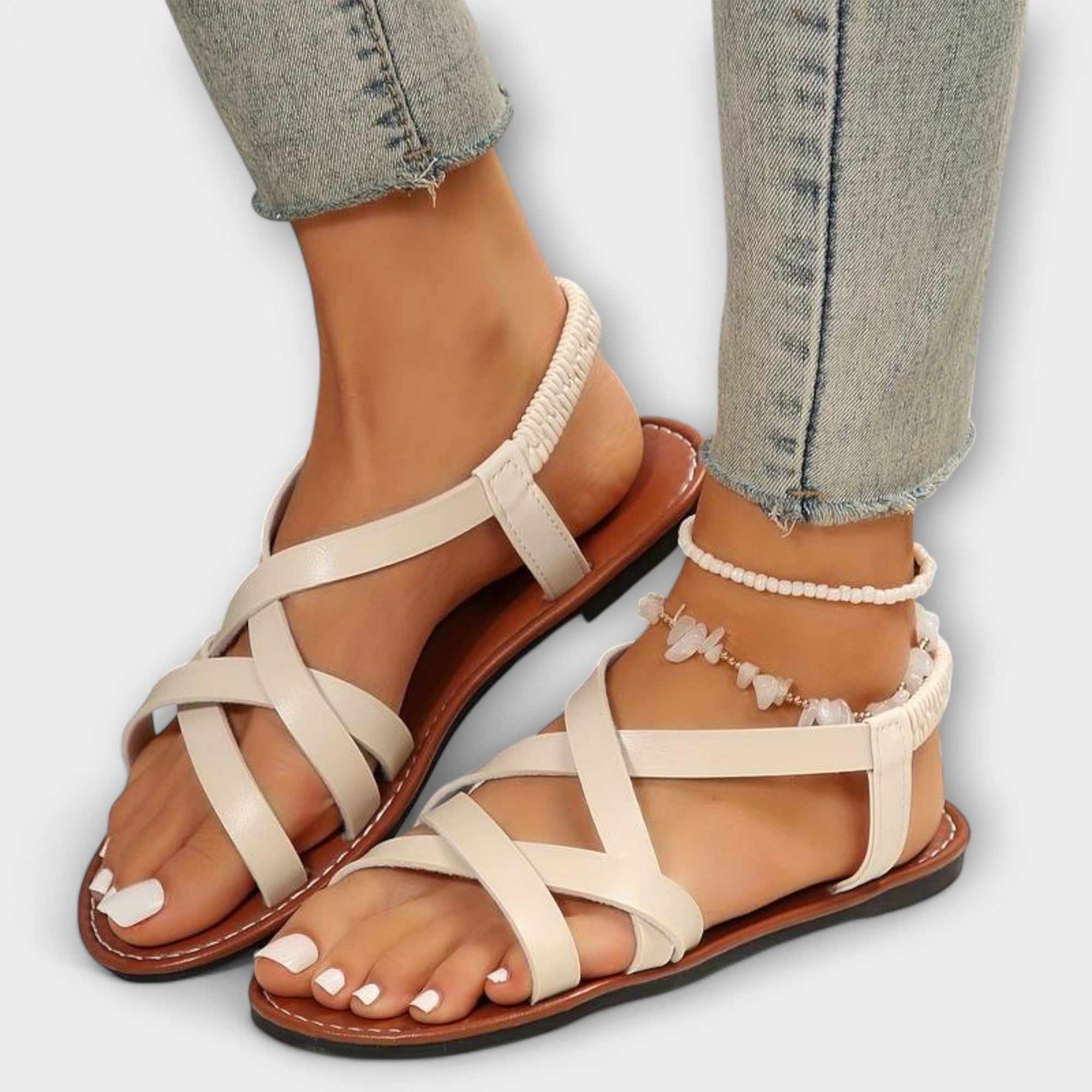 Deborah - Kvinders Sandaler med Lette Krydsremme