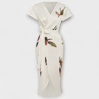Satin Wrap Kjole