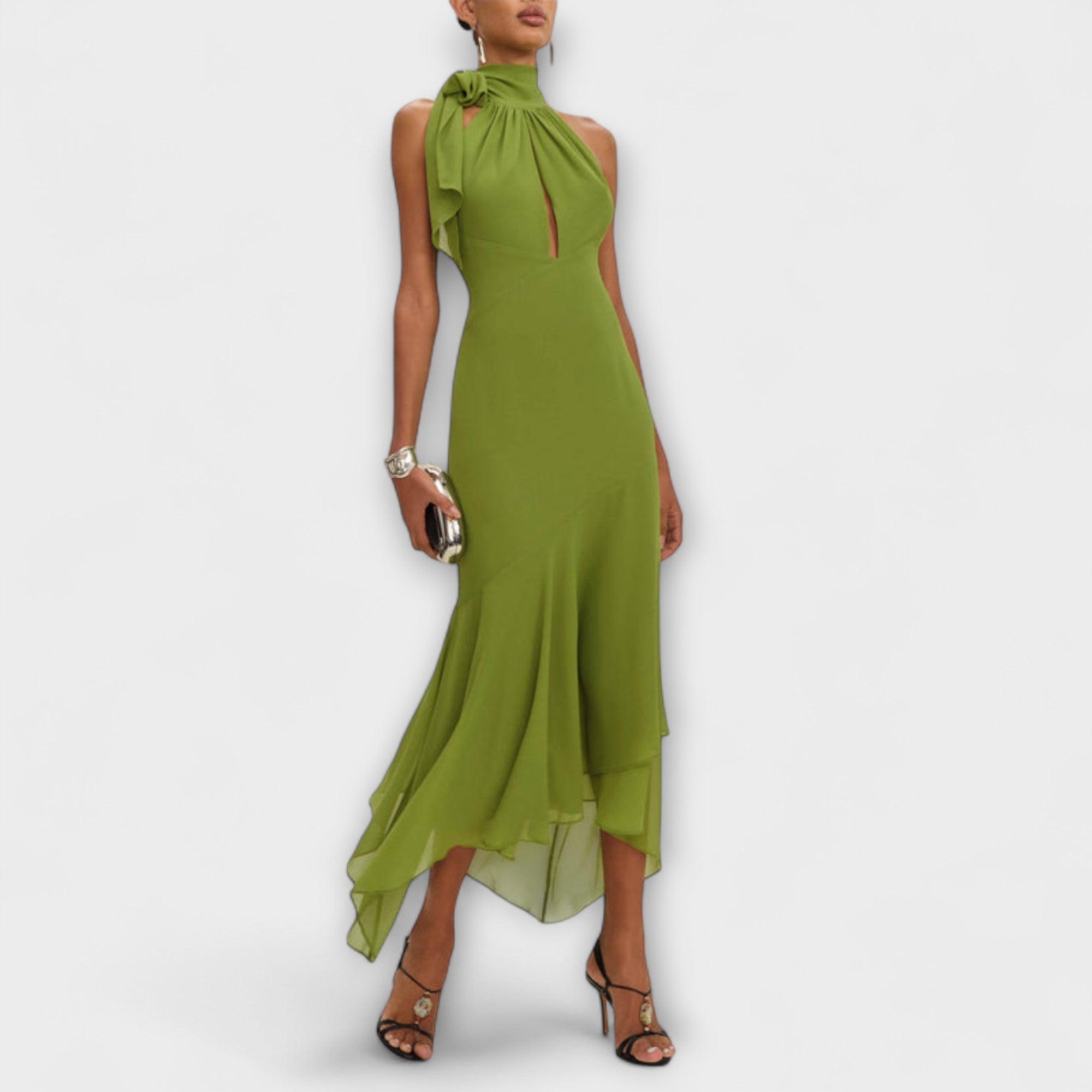 Elodie - Chic Asymmetrisk Maxi Kjole