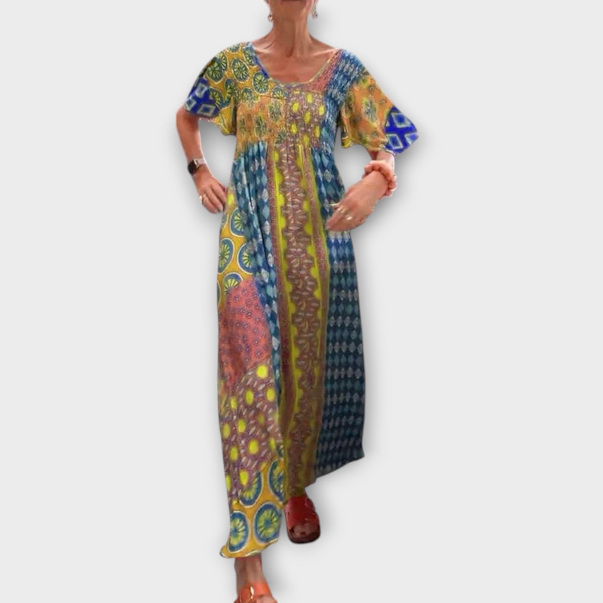 Melania - Livlig Boho Kjole
