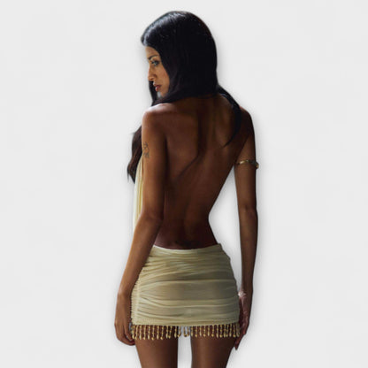 Kylie - Mini Kjole Fremstillet af Blødt Stof
