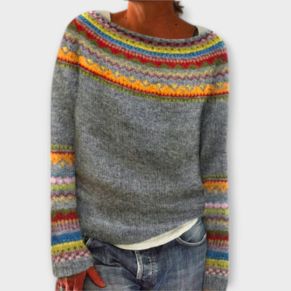 Vintage Strik Sweater til Kvinder