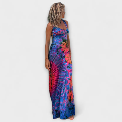 Ronja - La Bamba Tie-Dye Print Maxi Kjole