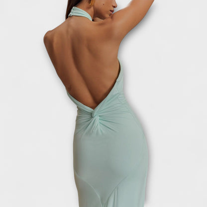 Lagune - Slinky Halter Maxi Kjole