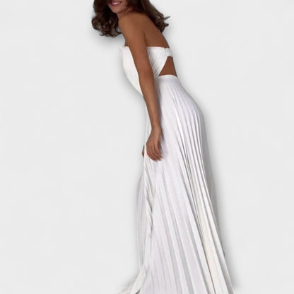 Athena - Stilfuld Plisseret Kjole