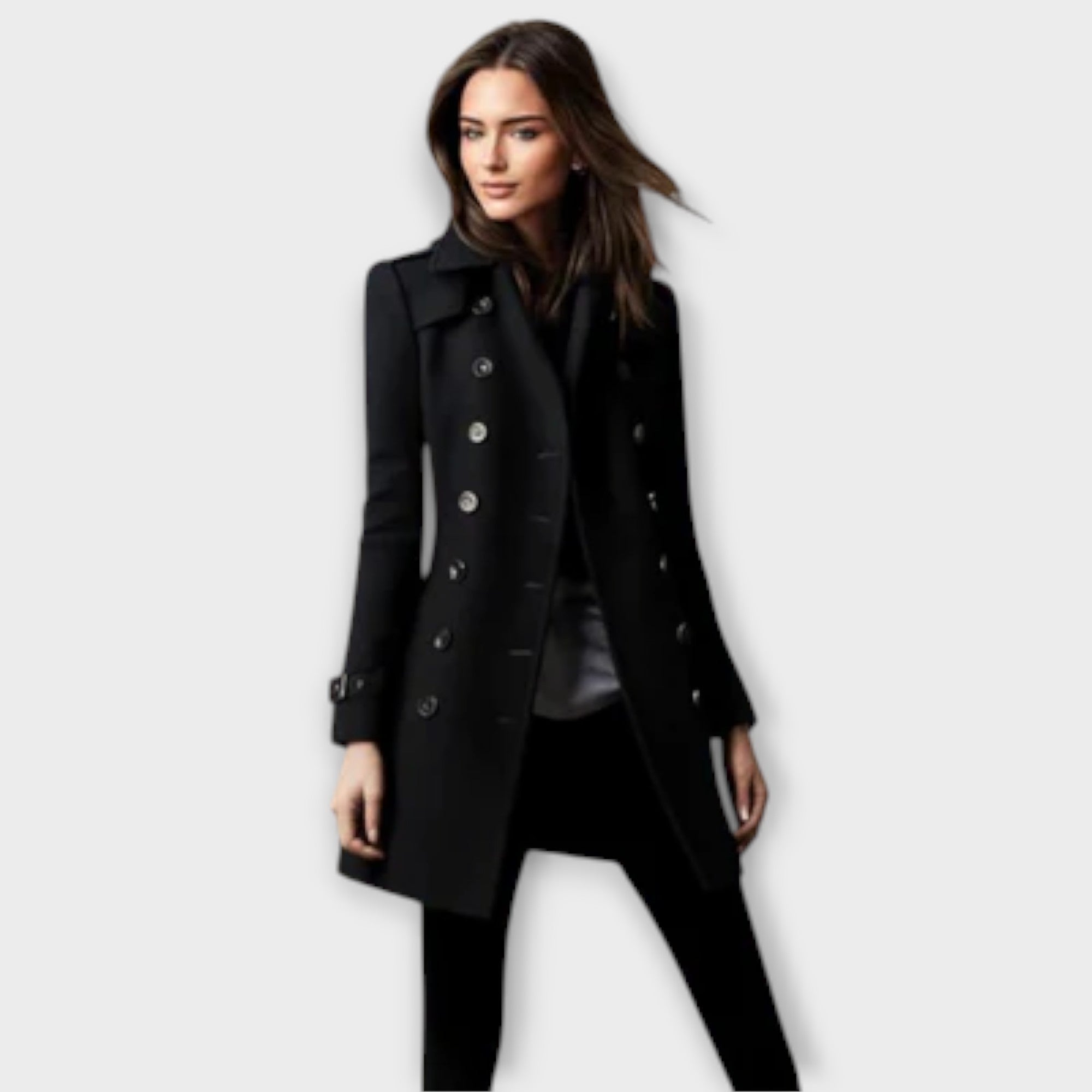 Linda - Dobbeltbrystet Trench Coat