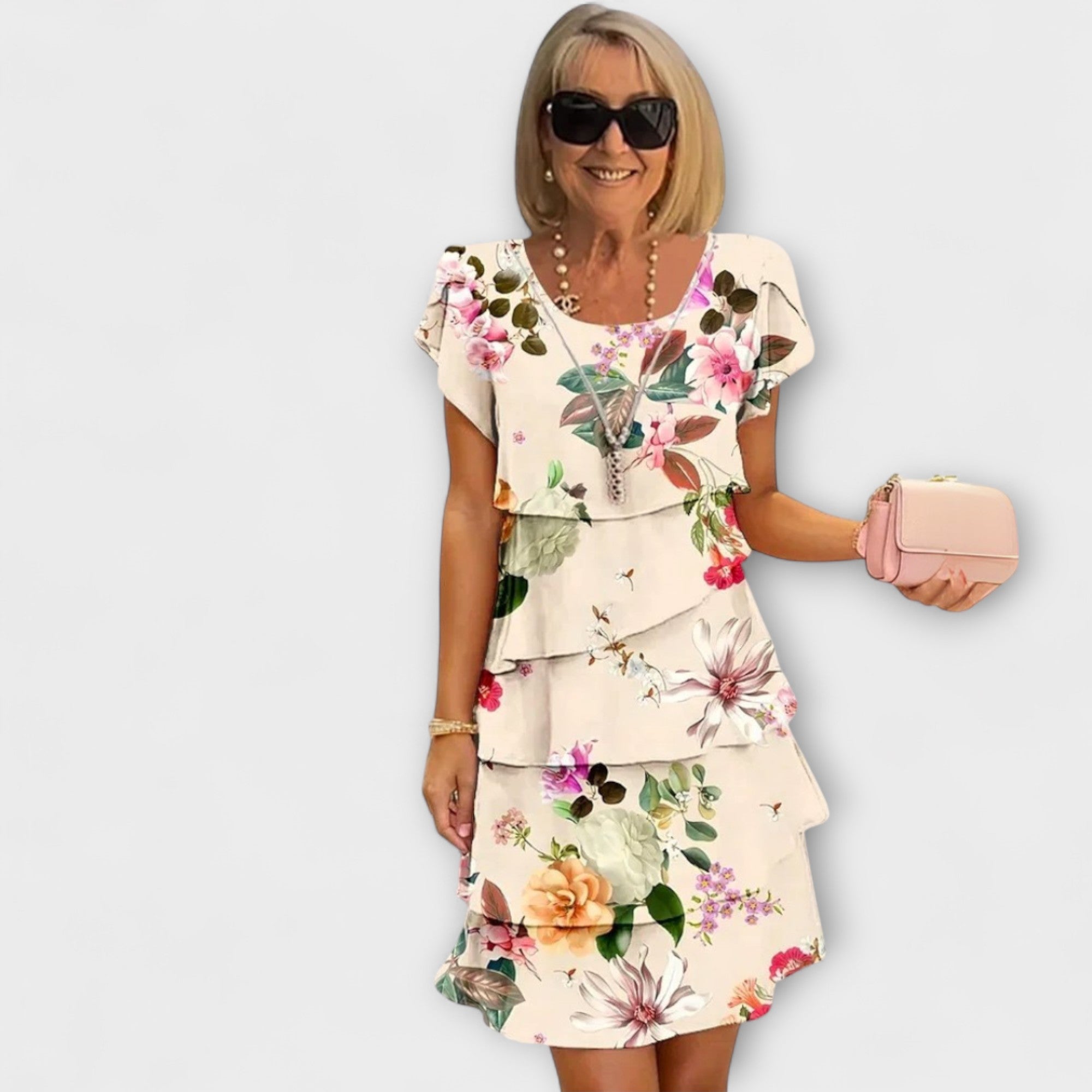 Lillian - Floral Elegance Kjole