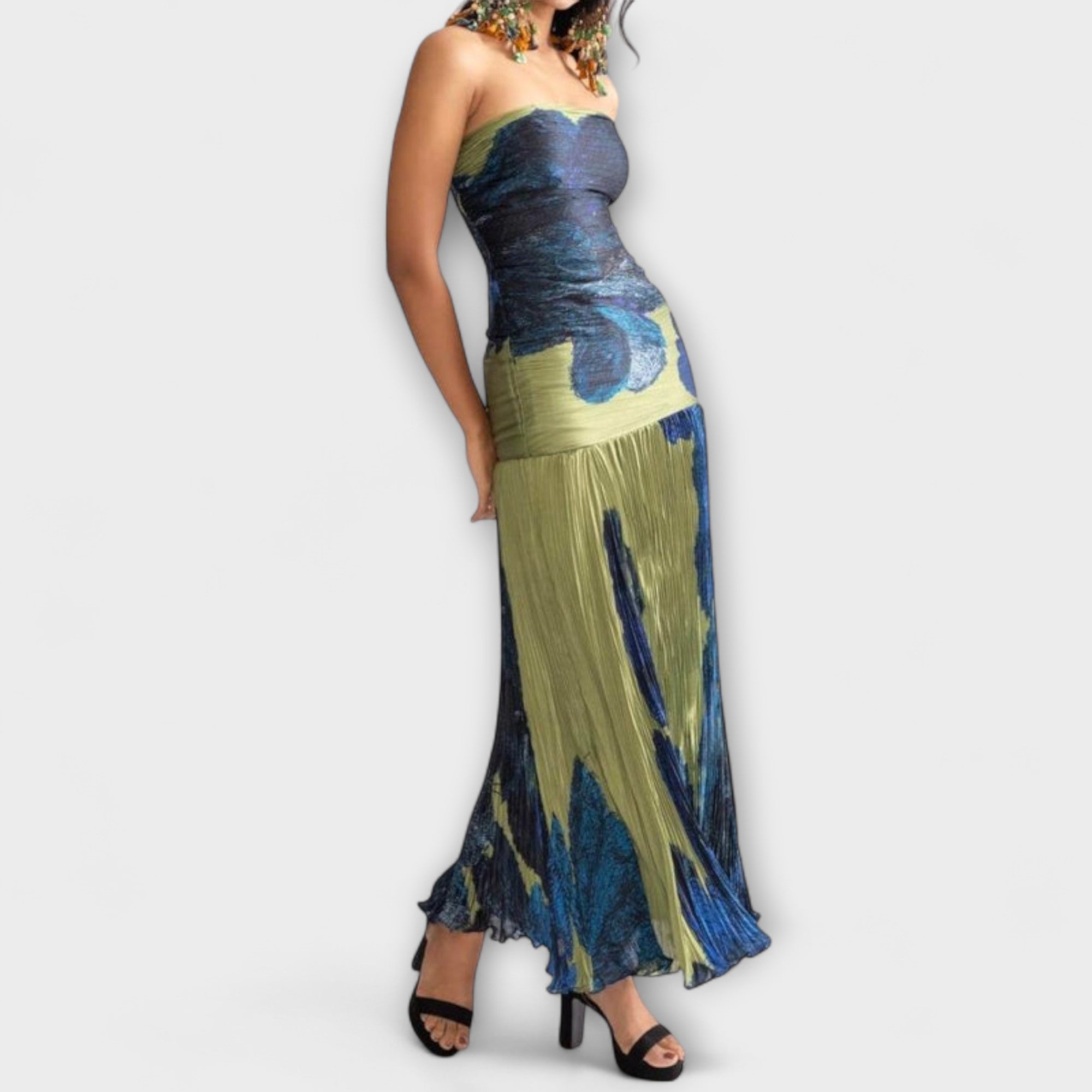 Noelle - Strapless Midi Kjole