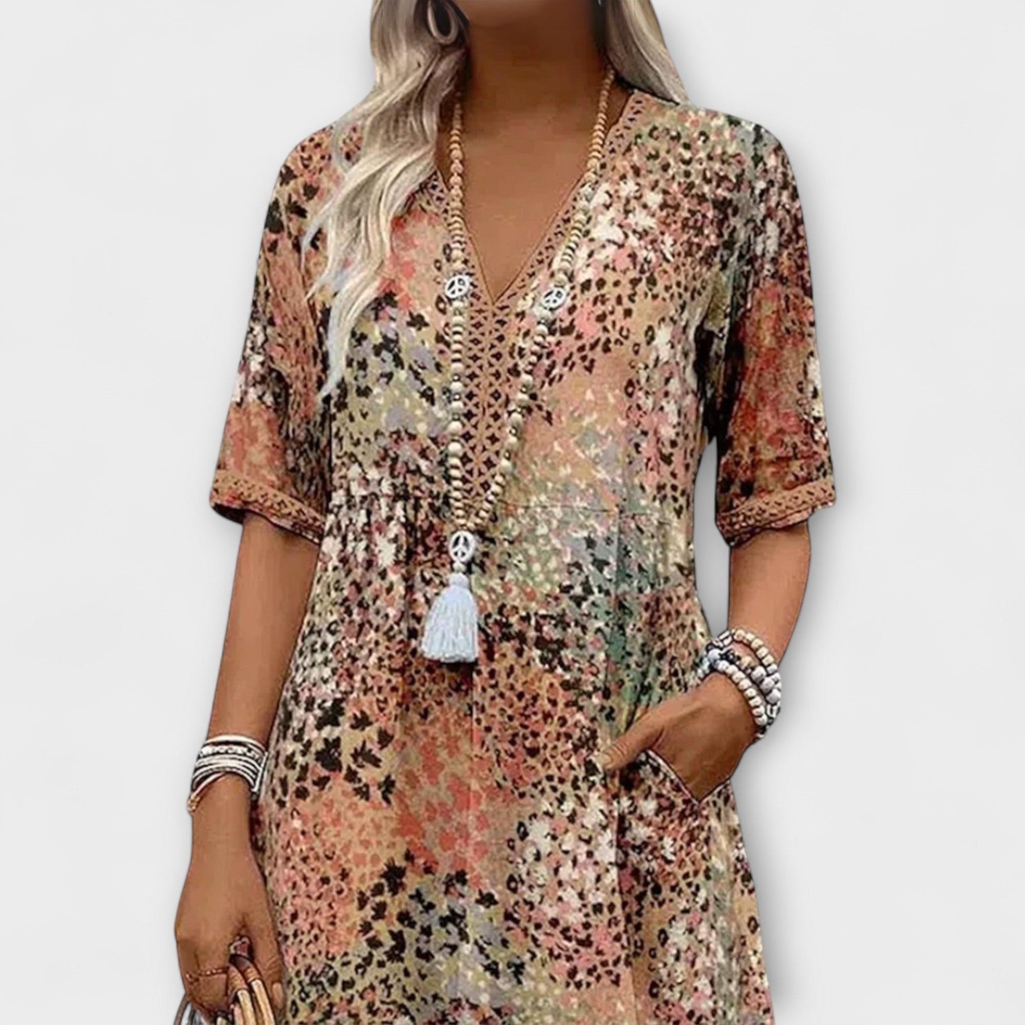 Maja - Floral Kjole