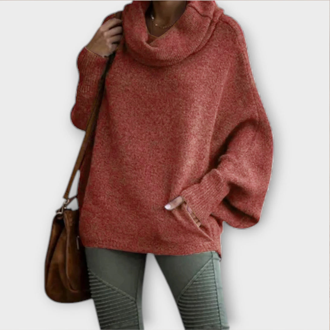 Ulrike - Elegant Kvindesweater i Skildpadde