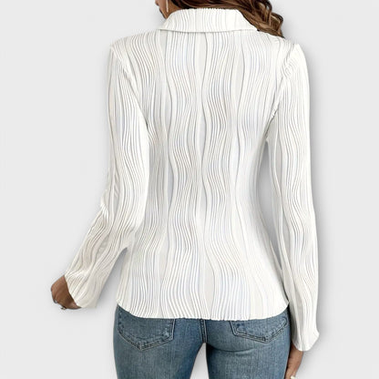 Natalie - Langærmet Bluse