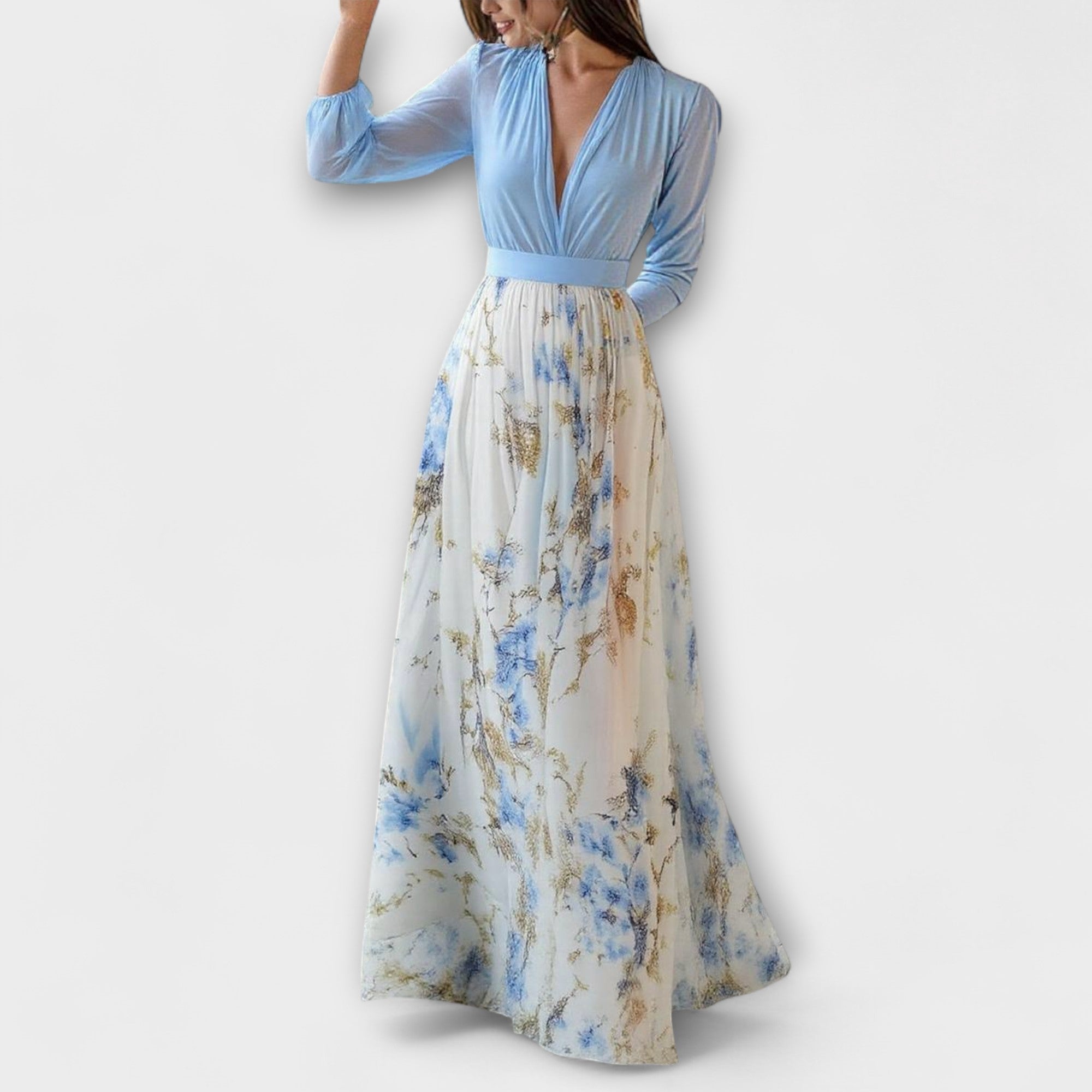 Harper - Blomster Maxi Kjole
