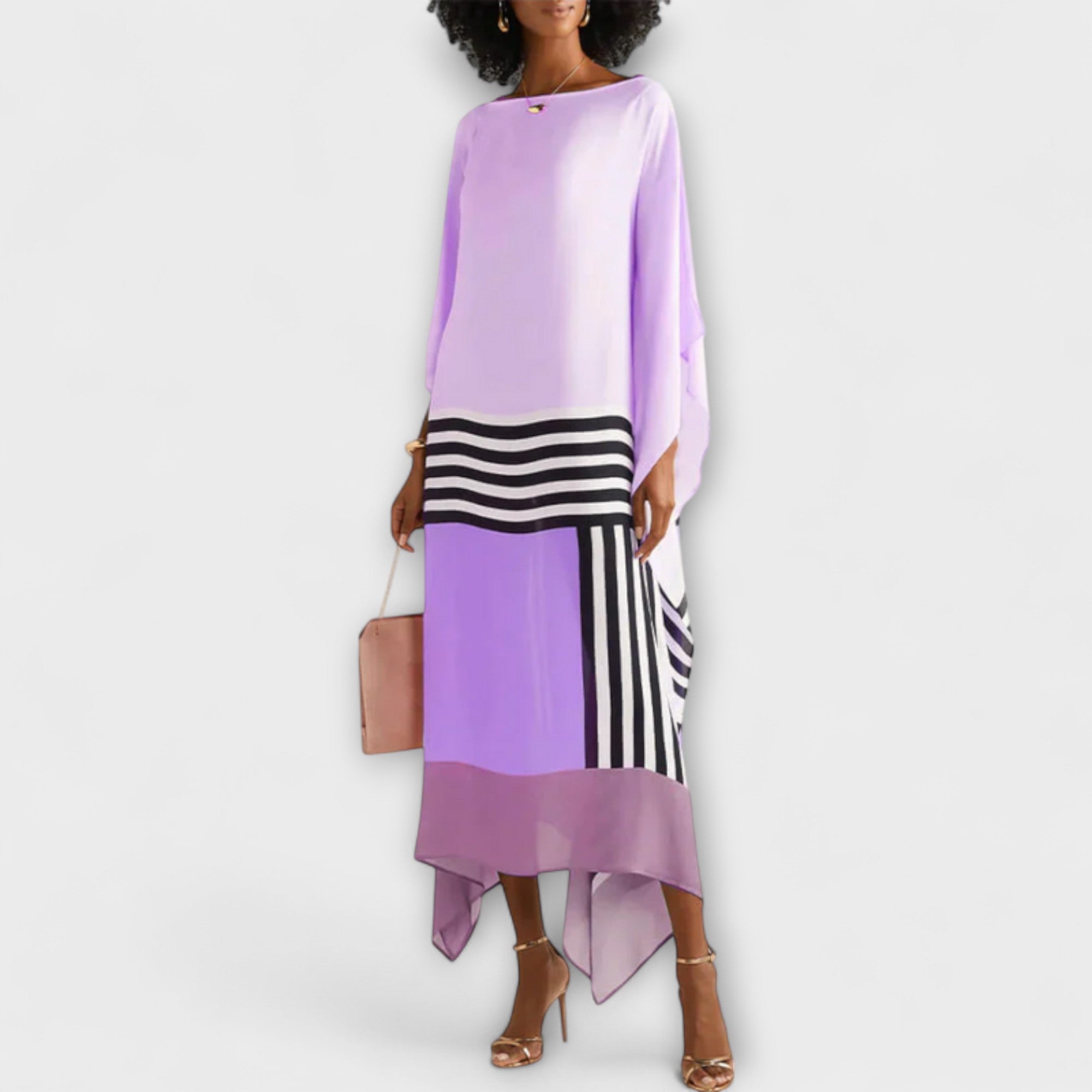 Elenora - Låge skåret geometrisk kaftan