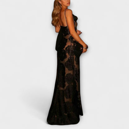 Sara - Blomster Maxi Kjole