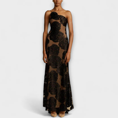 Sara - Blomster Maxi Kjole