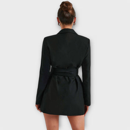 Blazer Kjole med V-udskæring