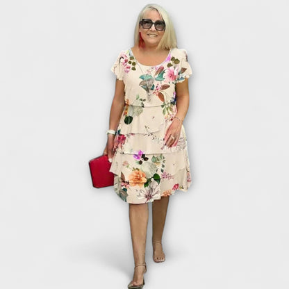 Lillian - Floral Elegance Kjole