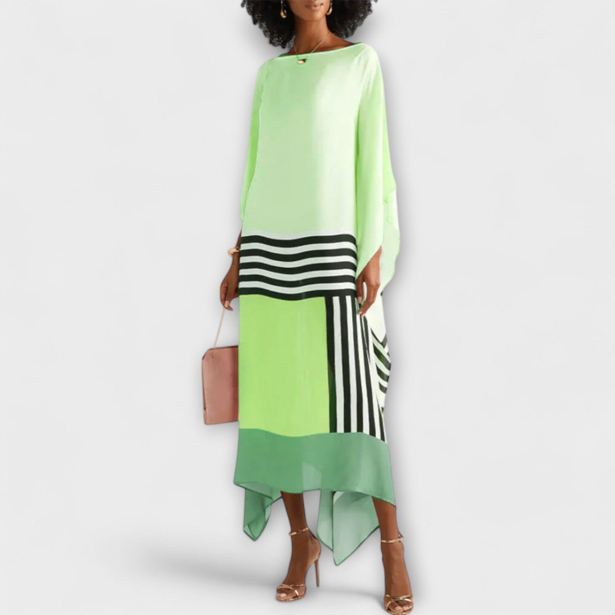 Elenora - Låge skåret geometrisk kaftan