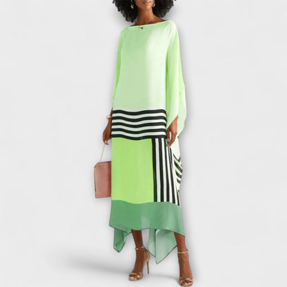 Elenora - Låge skåret geometrisk kaftan