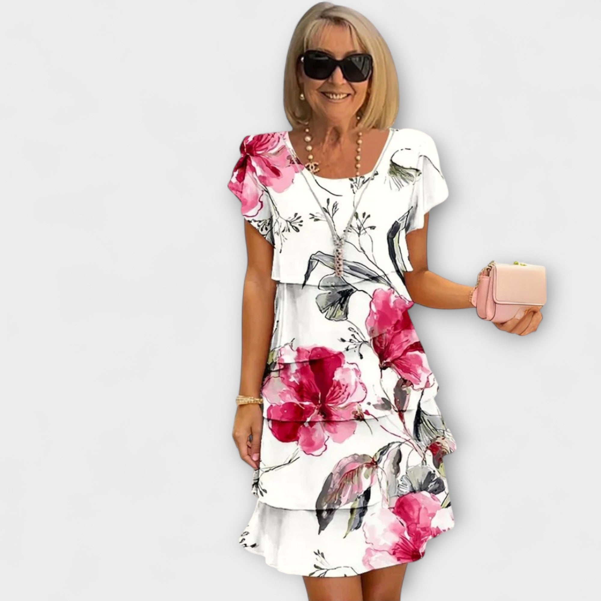 Lillian - Floral Elegance Kjole