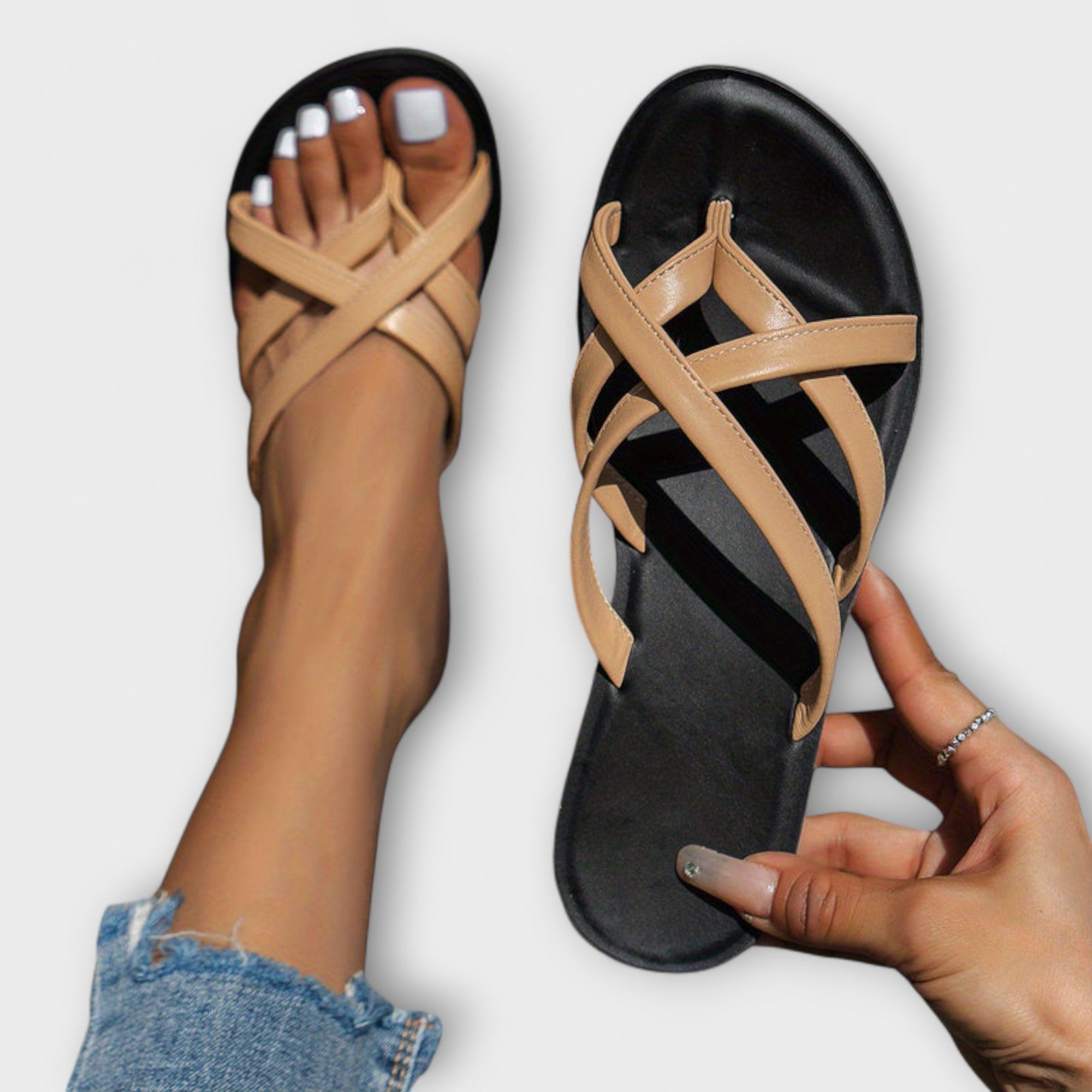 Eden - Farverige Sandalslippers