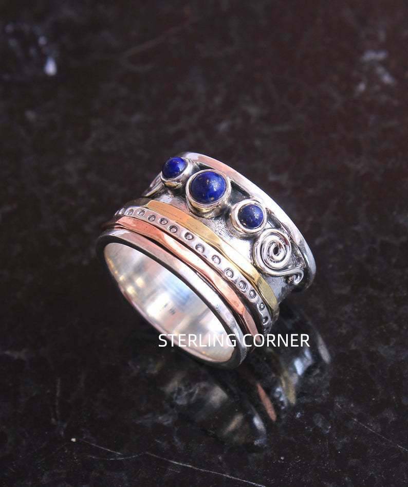 Bohemsk Safir Meditationsring