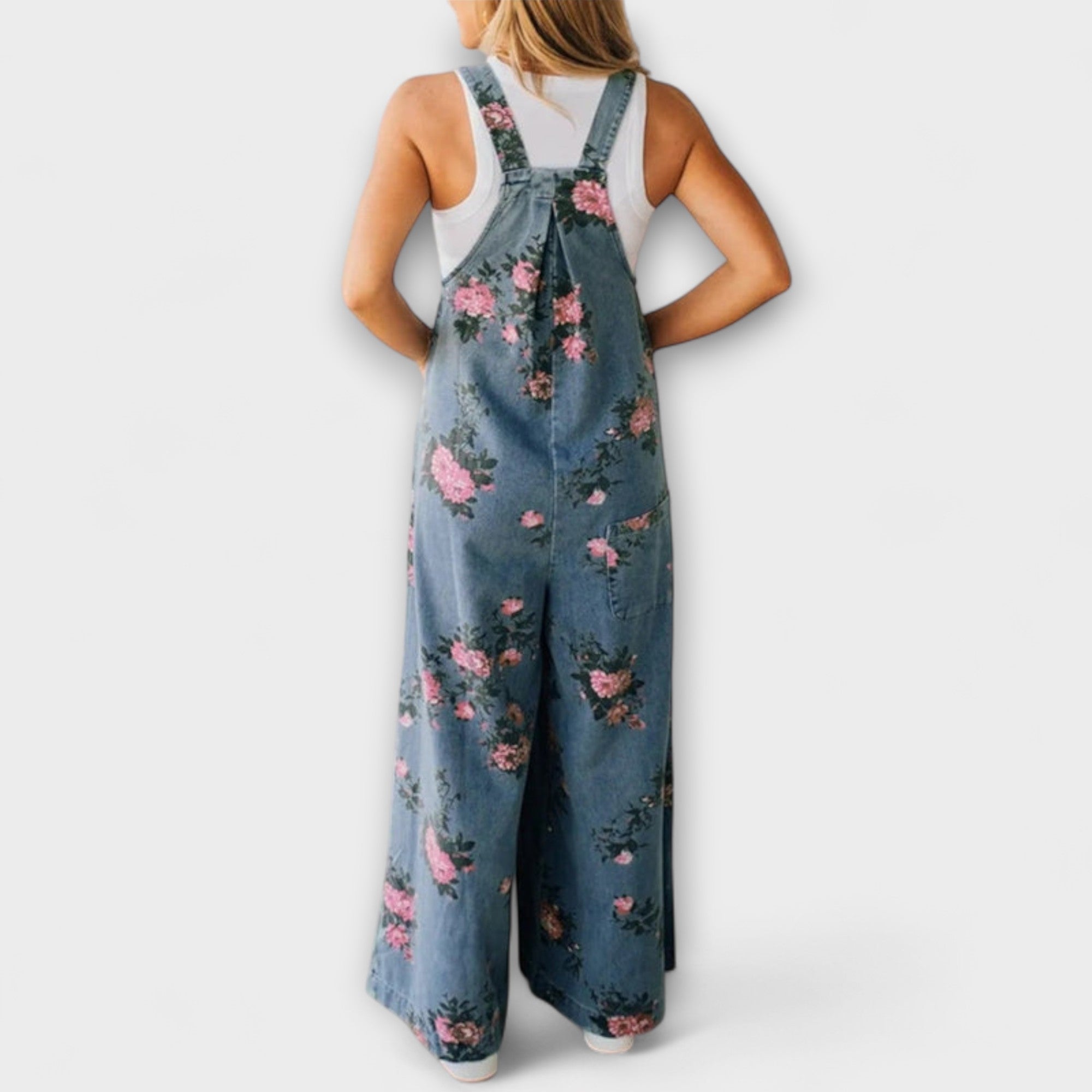 Mirona - Løs Pasform Denim Overalls