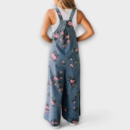 Mirona - Løs Pasform Denim Overalls