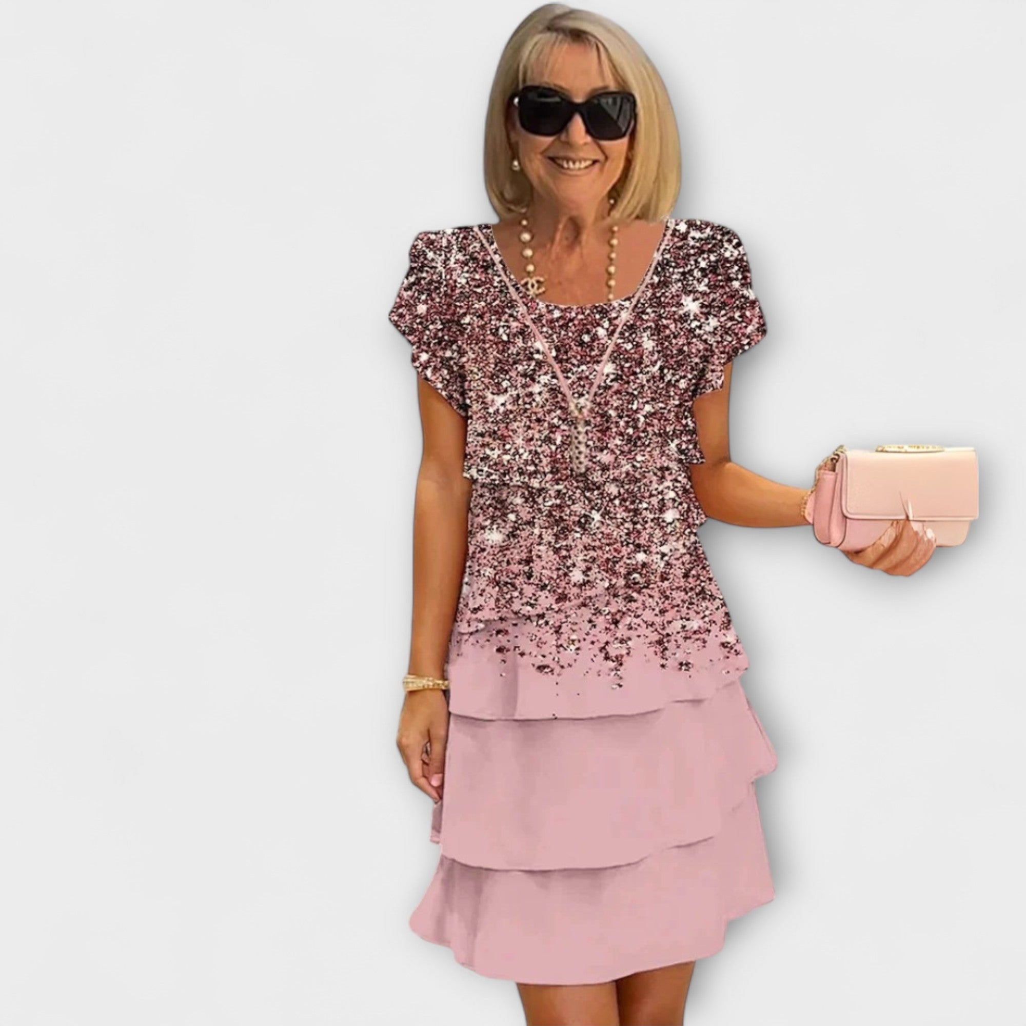 Lillian - Floral Elegance Kjole
