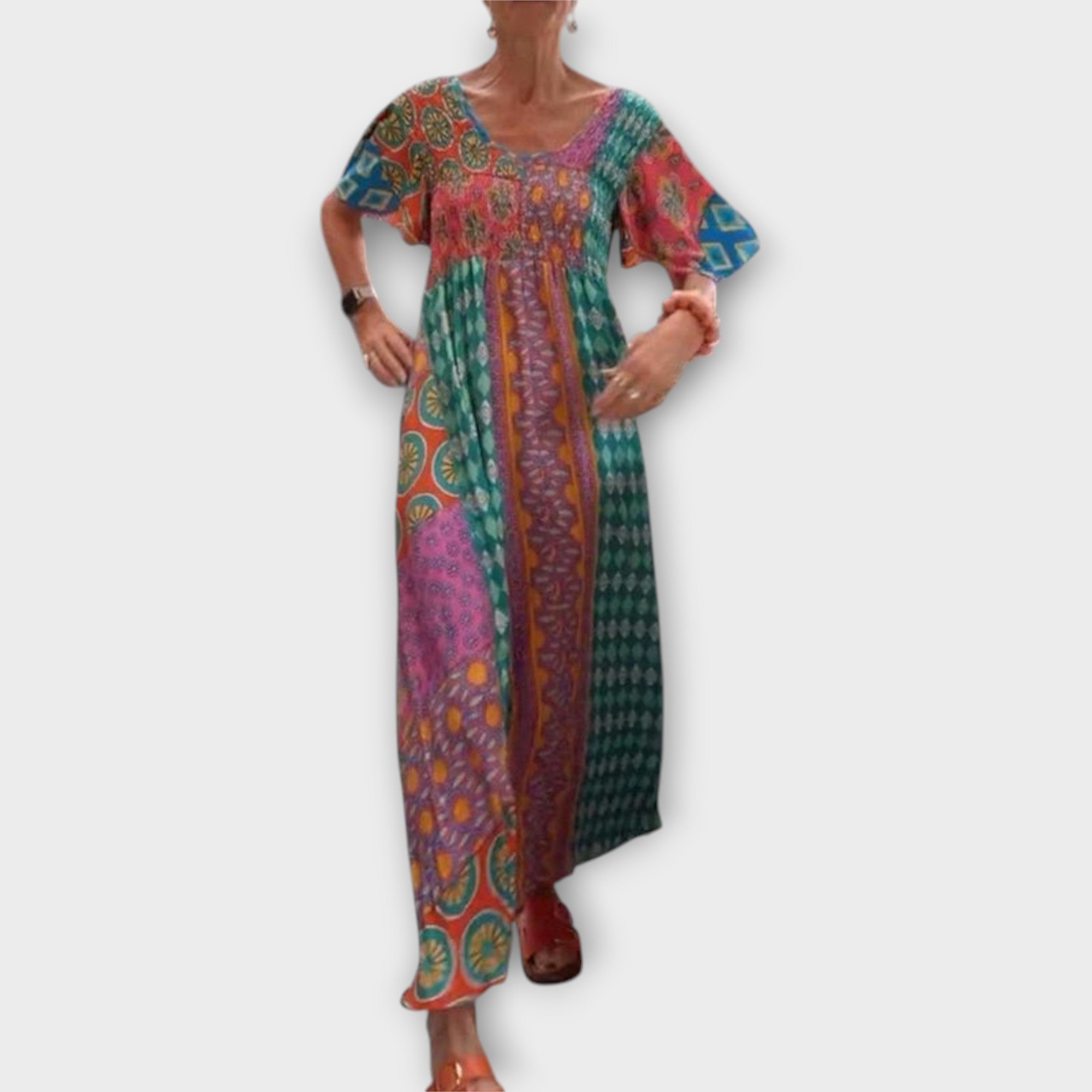 Melania - Livlig Boho Kjole