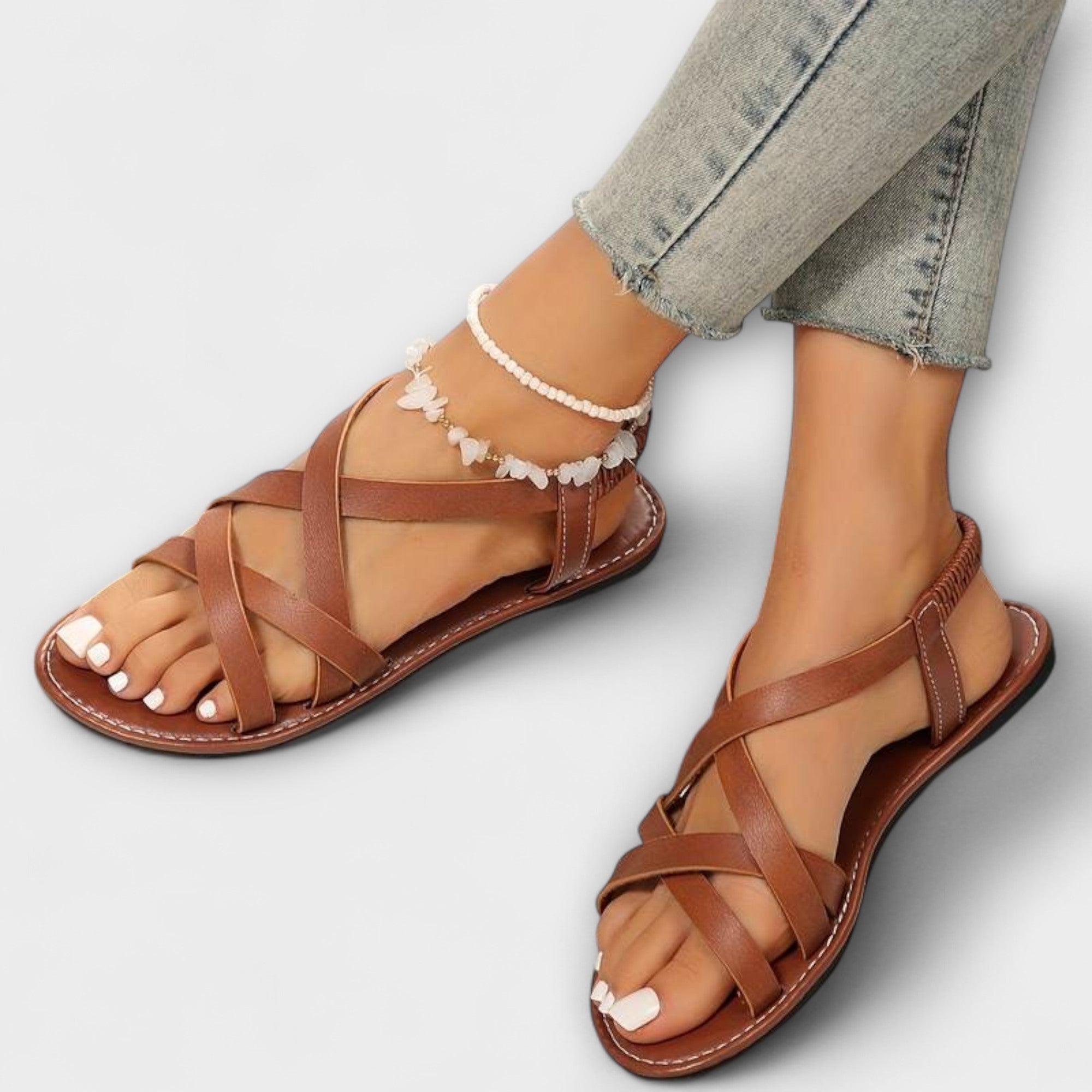 Deborah - Kvinders Sandaler med Lette Krydsremme