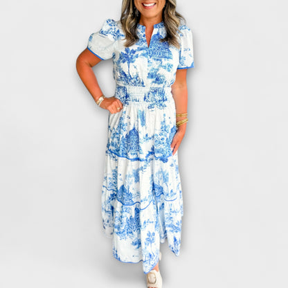 Eliza - Tidless Toile Maxi Kjole