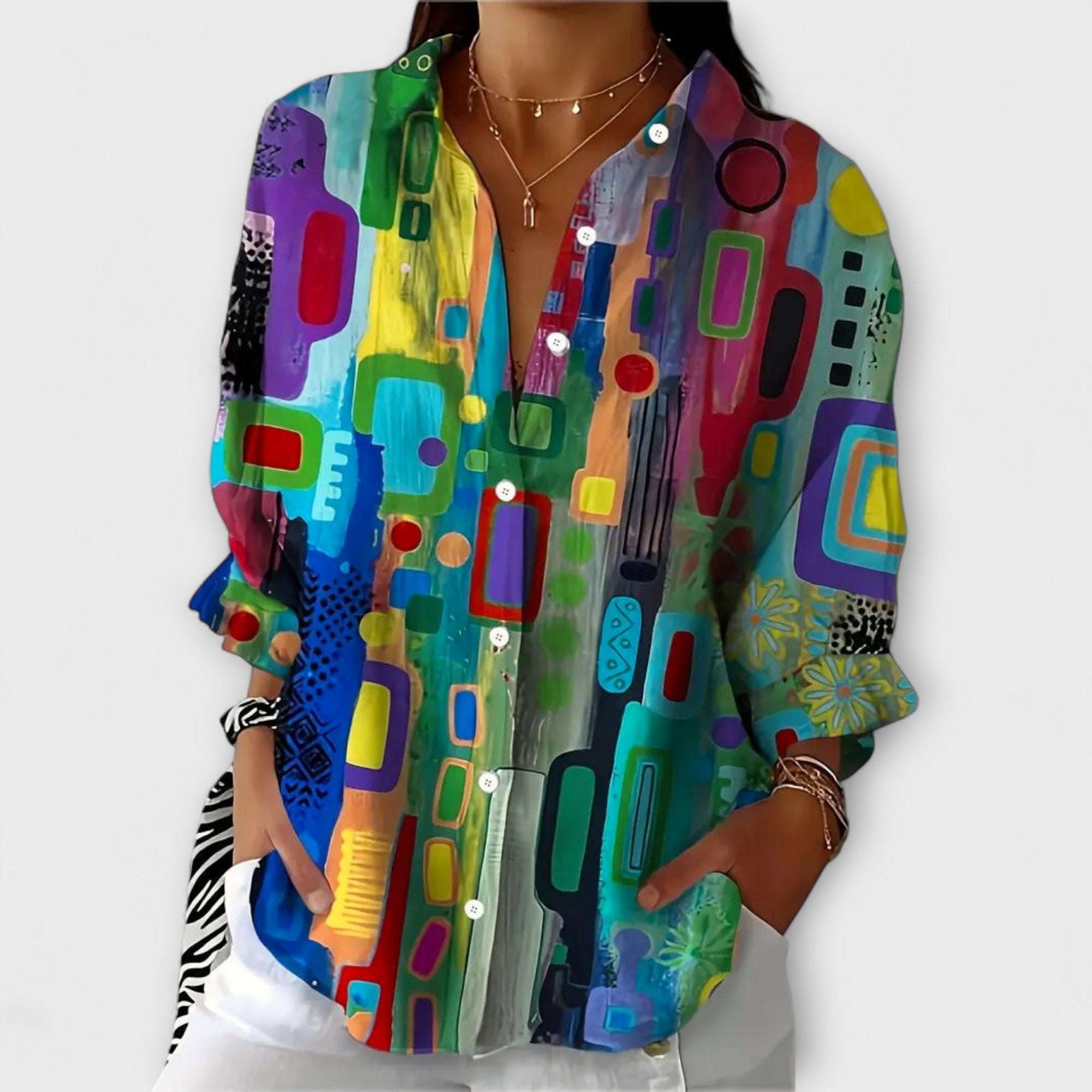 Linje - Stilfuld Bluse